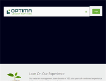Tablet Screenshot of optimalenderservices.com